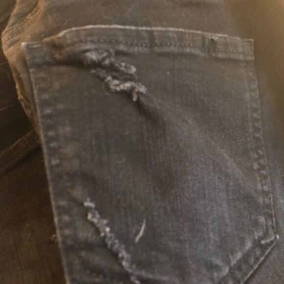 Torrid sky high skinny jeans 16S black distressed - Picture 7 of 8